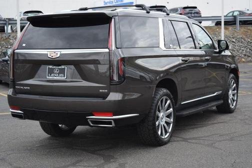 Dark Mocha Metallic 2021 Cadillac Escalade ESV Premium Luxury