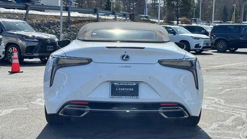 Ultra White 2025 Lexus LC 500 Base