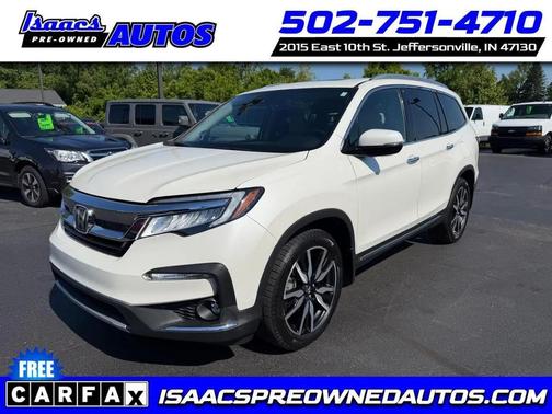 White 2019 Honda Pilot Touring 8-Passenger