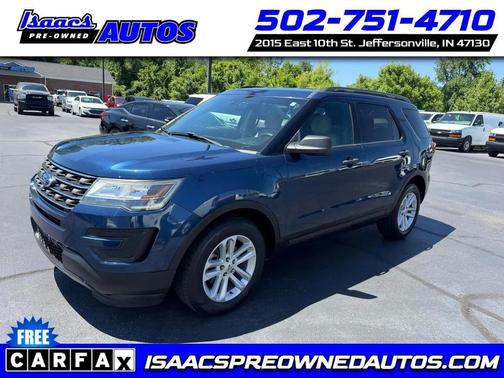 Blue 2017 Ford Explorer XLT