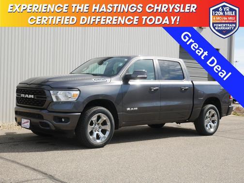 Granite Crystal Metallic Clearcoat 2022 RAM 1500 Big Horn/Lone Star