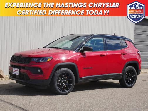 Red Hot Pearlcoat 2024 Jeep Compass Latitude