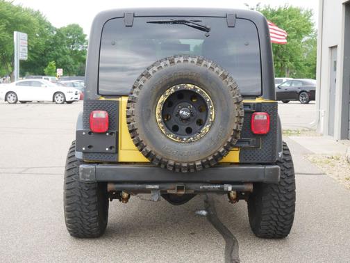 Yellow 2006 Jeep Wrangler Sport