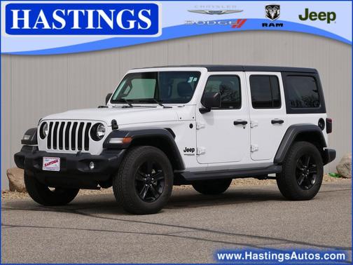Bright White Clearcoat 2021 Jeep Wrangler Unlimited Sport Altitude