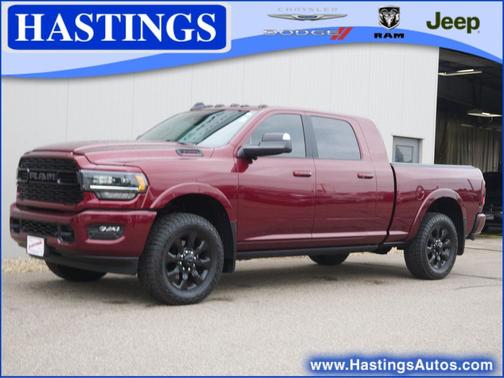 Delmonico Red Pearlcoat 2021 RAM 3500 Limited Mega Cab 4x4 6'4' Box