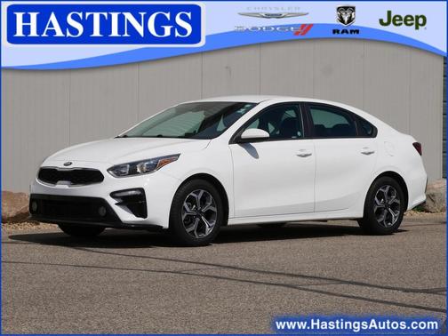 White 2021 Kia Forte LXS