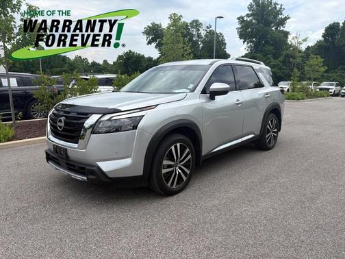 Brilliant Silver Metallic 2025 Nissan Pathfinder Platinum 4WD