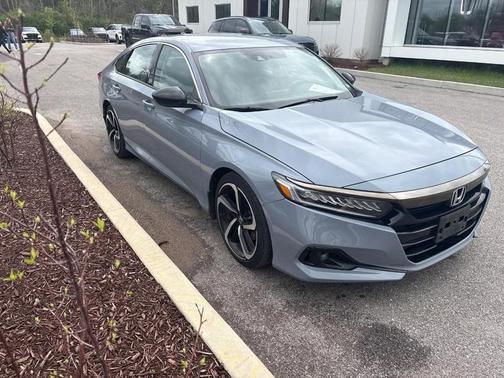 Sonic Gray Pearl 2021 Honda Accord Sport SE 1.5T