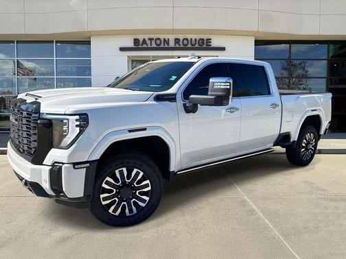 White Frost Tri-Coat 2025 GMC Sierra 3500 Denali Ultimate