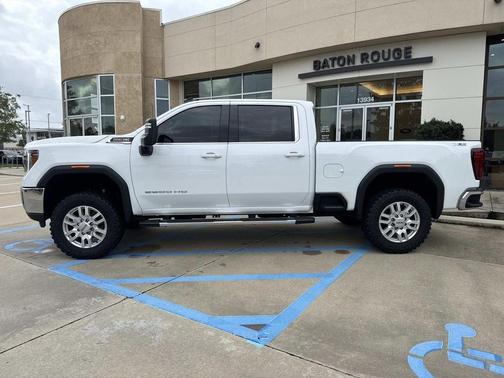 Summit White 2021 GMC Sierra 2500 SLE