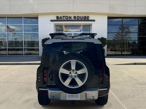 Santorini Black 2025 Land Rover Defender P300