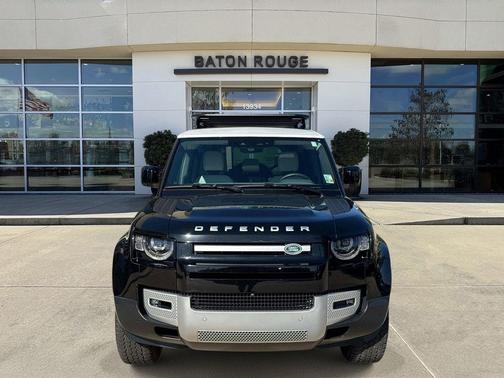Santorini Black 2025 Land Rover Defender P300