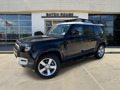 Santorini Black 2025 Land Rover Defender P300