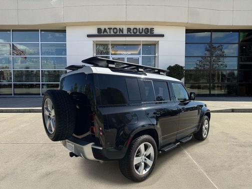 Santorini Black 2025 Land Rover Defender P300