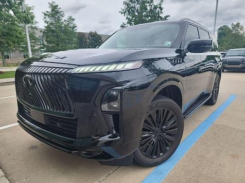 Black Obsidian 2025 INFINITI QX80 Luxe