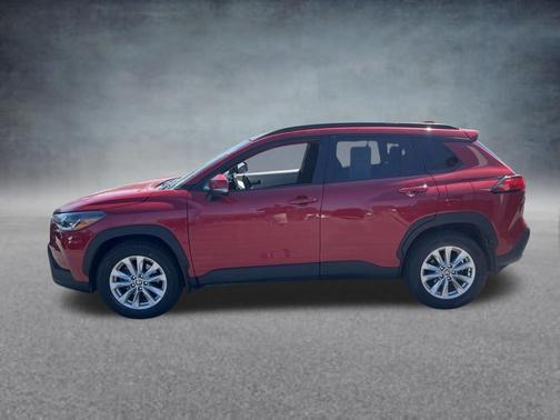 Barcelona Red Metallic 2023 Toyota Corolla Cross LE