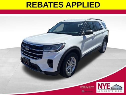 White Metallic 2026 Ford Explorer Active