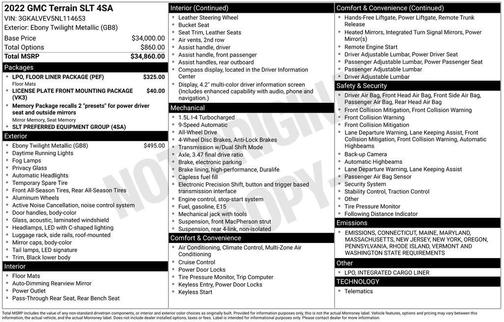 2022 GMC Terrain SLT