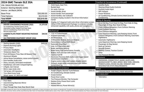 2024 GMC Terrain SLE