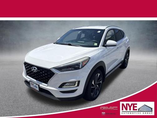 Dazzling White 2019 Hyundai TUCSON Sport