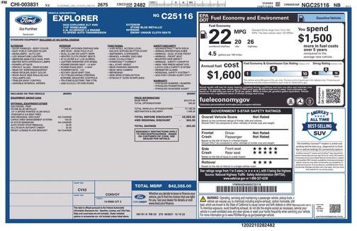 Stone Blue Metallic 2022 Ford Explorer XLT