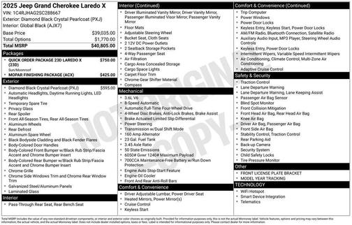 2025 Jeep Grand Cherokee Laredo