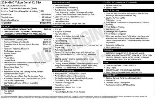 2024 GMC Yukon XL Denali
