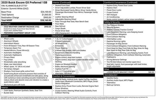 2020 Buick Encore GX Preferred