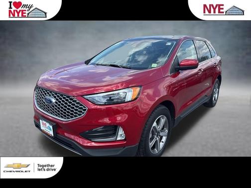 Red Metallic 2023 Ford Edge SEL