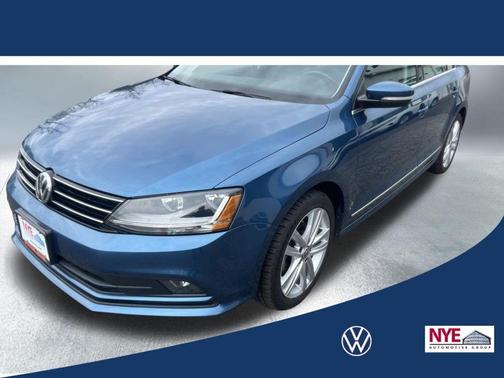 Silk Blue Metallic 2017 Volkswagen Jetta 1.8T SEL