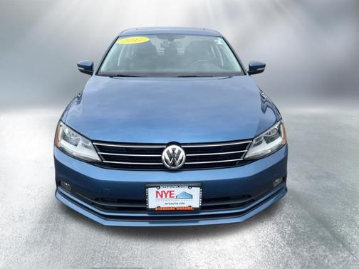 Silk Blue Metallic 2017 Volkswagen Jetta 1.8T SEL