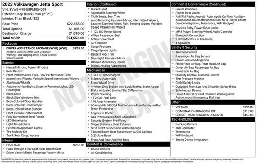 2023 Volkswagen Jetta 1.5T Sport