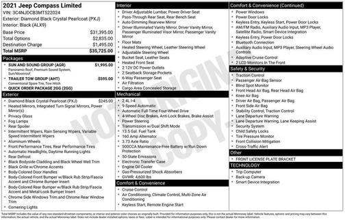 2021 Jeep Compass Limited