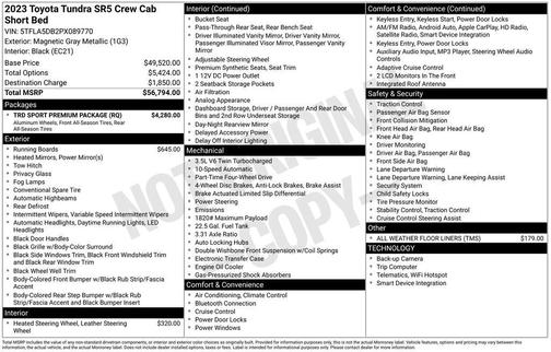 2023 Toyota Tundra SR5