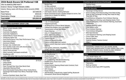 2024 Buick Encore GX Preferred