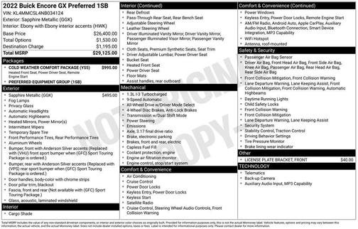 2022 Buick Encore GX Preferred