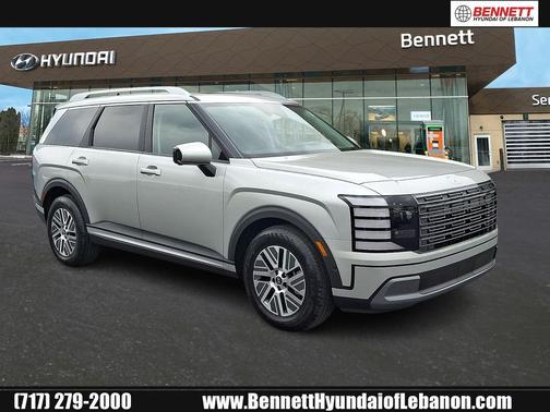 Typhoon Silver Metallic 2026 Hyundai Palisade Hybrid SEL Premium 8P