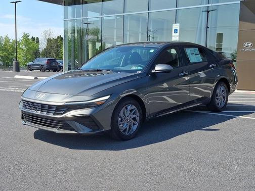 Amazon Gray 2026 Hyundai ELANTRA HEV Blue