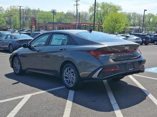 Amazon Gray 2026 Hyundai ELANTRA HEV Blue