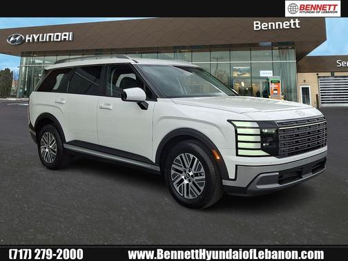 Creamy White Pearl 2026 Hyundai Palisade Hybrid SEL 7P