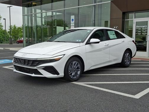 Serenity White 2026 Hyundai ELANTRA HEV Blue