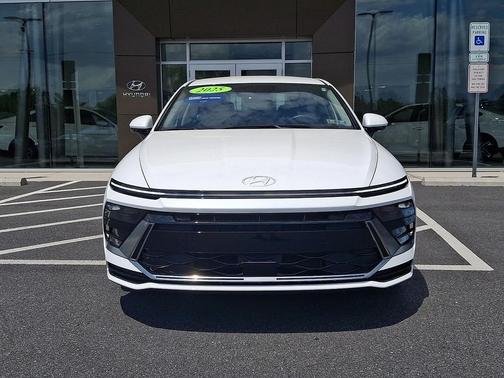 Serenity White 2025 Hyundai SONATA Hybrid SE
