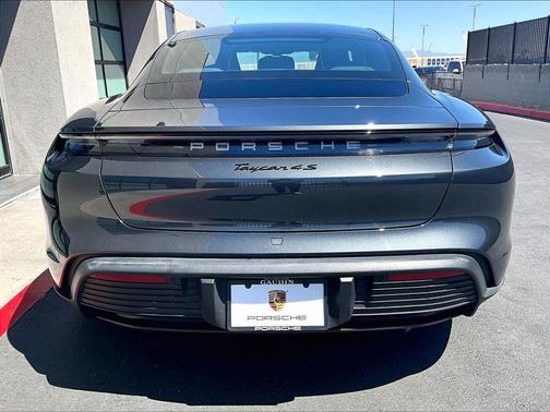 Volcano Grey Metallic 2022 Porsche Taycan 4S