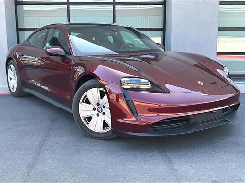 Cherry Metallic 2021 Porsche Taycan Base