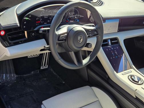 Neptune Blue 2025 Porsche Taycan Turbo S