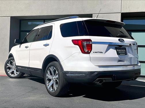 White Platinum 2019 Ford Explorer Limited