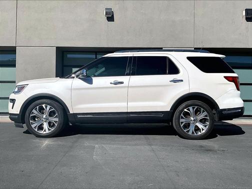 White Platinum 2019 Ford Explorer Limited