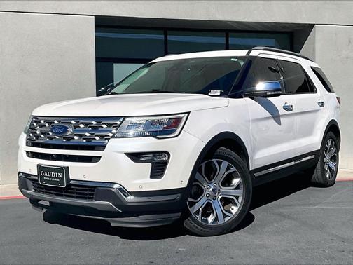 White Platinum 2019 Ford Explorer Limited