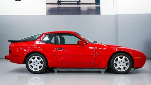 Red 1988 Porsche 944 Turbo