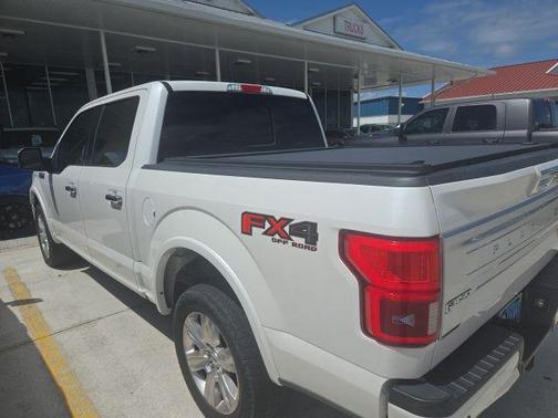 White Platinum Clearcoat Metallic 2018 Ford F-150 Platinum